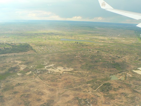 pedmst Harare z letadla